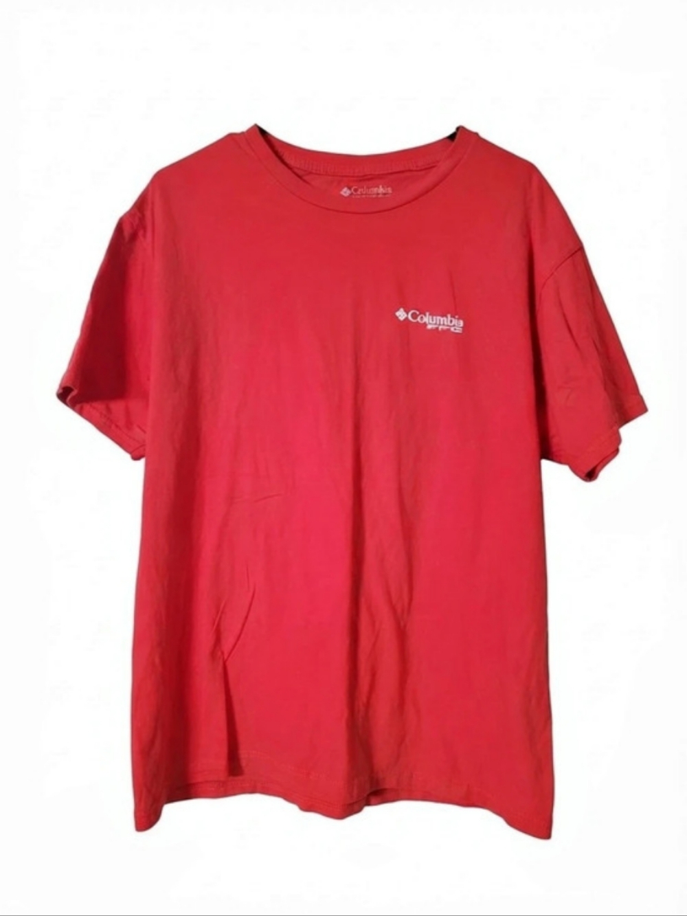 Columbia PFG Americana Saltwater Fish Flag T-Shirt Red XL